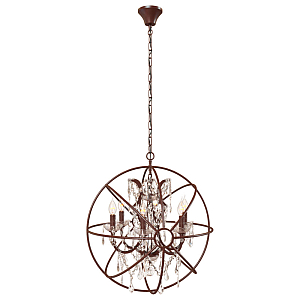 Подвесная люстра LOFT IT Foucaults orb crystal Loft1897/6