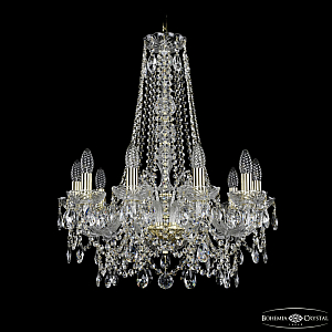 Подвесная люстра Bohemia Ivele Crystal 1411/10/195/h-70 G