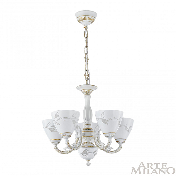 Подвесная люстра Arte Milano 343659/5 WT+G