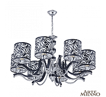 Подвесная люстра Arte Milano Florentia-4957 304957/8 Bk/Ni