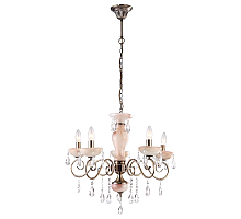 Подвесная люстра Arte Lamp Onyx Red A9591LM-5AB