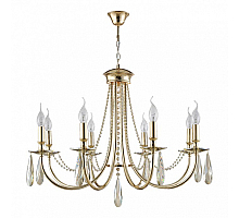 Подвесная люстра Crystal Lux Victoria SP8 Gold/Amber