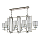 Подвесная люстра Crystal Lux Nicolas SP8 L1000 Nickel/White