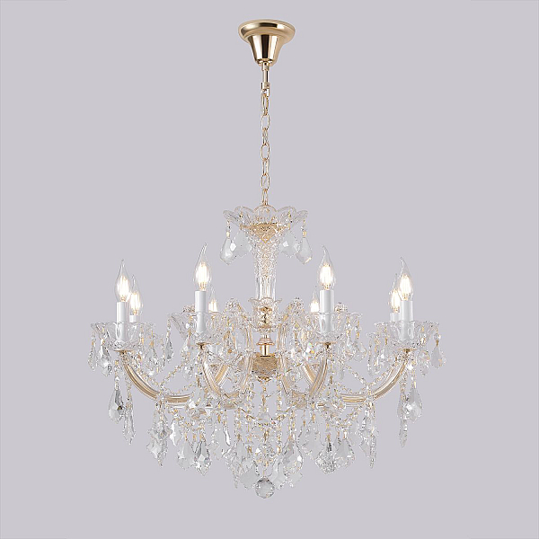 Подвесная люстра Crystal Lux CRISTELLE SP8 GOLD