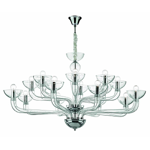 Подвесная люстра Ideal Lux Casanova SP16 Trasparente 044248