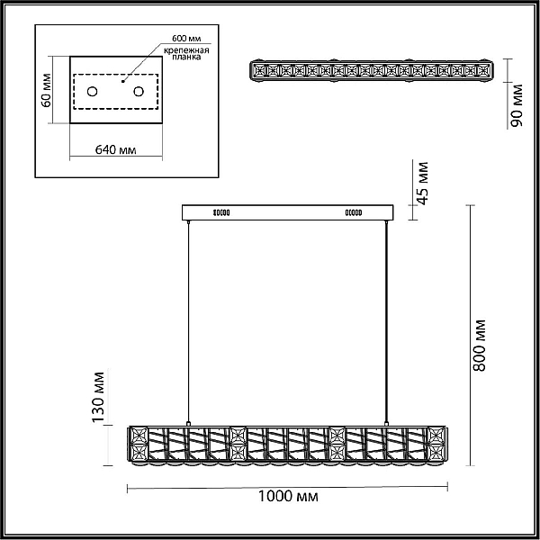 Подвесная люстра Odeon Light VERSION 5071/40L
