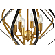 Подвесная люстра Lumina Deco Crulia LDP 8005-6 BK+MD