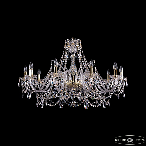 Подвесная люстра Bohemia Ivele Crystal 1411/10/360 G