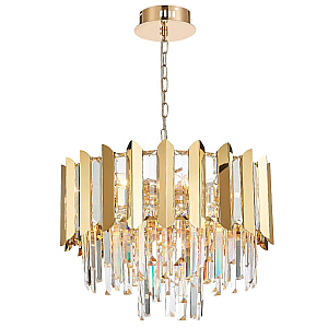 Подвесная люстра Natali Kovaltseva AMAZONE 81444/8C GOLD