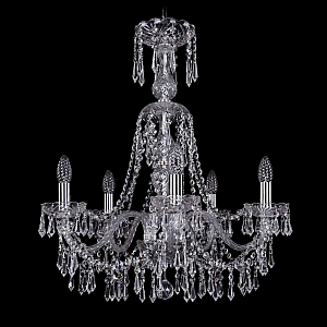 Подвесная люстра Bohemia Ivele Crystal 1403/5/195/XL-65 Ni