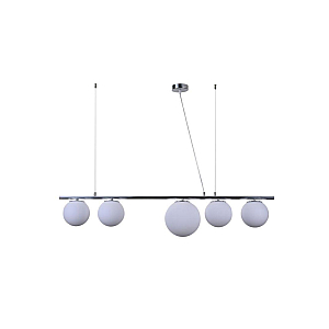Подвесная люстра Lumina Deco Baristica LDP 6012-5 CHR+WT