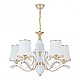 Подвесная люстра Arte Milano Florentia-3987 303987/5 Wh/Gd