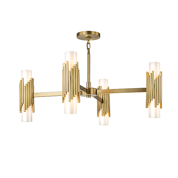 Подвесная люстра Elstead Lighting MARVELE8-AB-OPAL