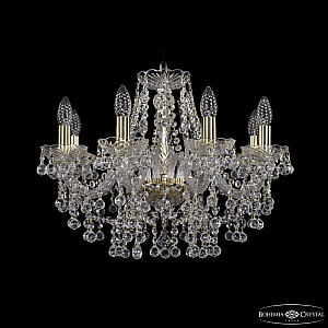 Подвесная люстра Bohemia Ivele Crystal 1409/8/195 G
