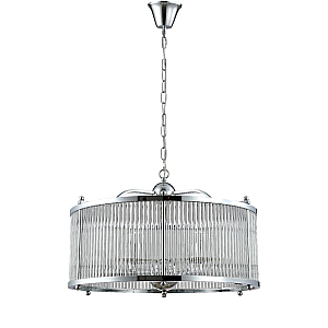 Подвесная люстра Crystal Lux Tadeo TADEO SP6 D600 CHROME/TRANSPARENTE