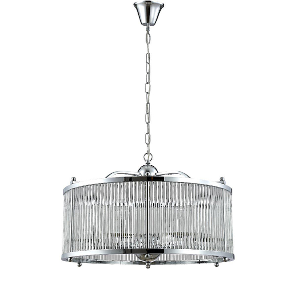 Подвесная люстра Crystal Lux Tadeo SP6 D600 Chrome/Transparente