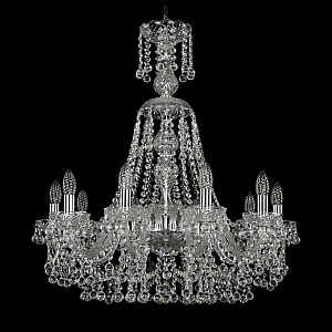 Подвесная люстра Bohemia Ivele Crystal 1409/10/240/XL-75 Ni