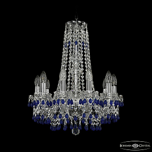 Подвесная люстра Bohemia Ivele Crystal 1410/10/160/h-60 Ni V3001