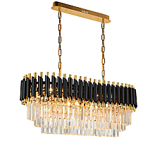 Подвесная люстра Natali Kovaltseva DARIAN 76017/8C GOLD BLACK