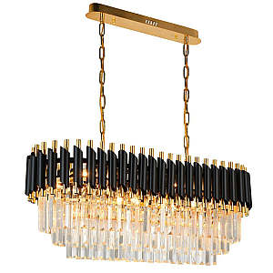 Подвесная люстра Natali Kovaltseva DARIAN 76017/8C GOLD BLACK
