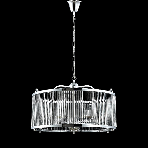 Подвесная люстра Crystal Lux Tadeo SP6 D600 Chrome/Transparente