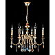 Подвесная люстра Crystal Lux Mercedes SP6 Gold/Color