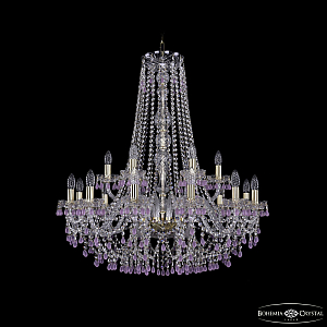 Подвесная люстра Bohemia Ivele Crystal 1410/12+6/300/h-95 G V7010