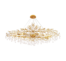 Подвесная люстра Crystal Lux REINA V2 SP12 L1500 GOLD PEARL