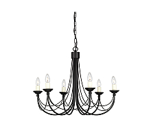 Подвесная люстра Elstead Lighting Carisbrooke CB6-BLACK