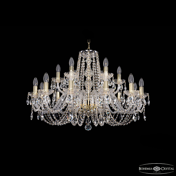 Подвесная люстра Bohemia Ivele 1402/12+6/300 G