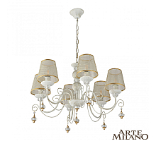 Подвесная люстра Arte Milano 347620/6 WT+G