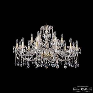 Подвесная люстра Bohemia Ivele Crystal 1413/12+6/360 G