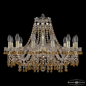 Подвесная люстра Bohemia Ivele Crystal 1410/12/240 G V1003 R721