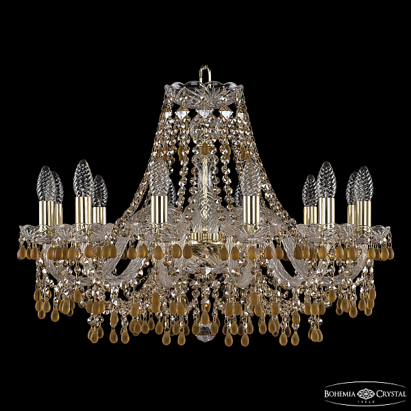 Подвесная люстра Bohemia Ivele Crystal 1410/12/240 G V1003 R721