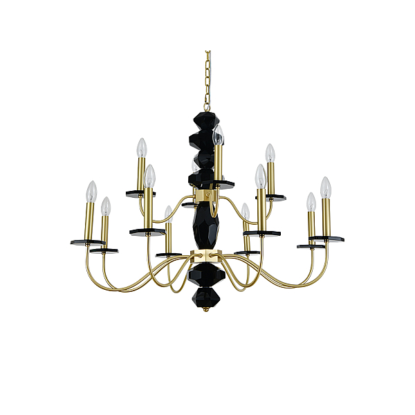 Подвесная люстра Newport Vanessa 3878+4/С brass М0070883