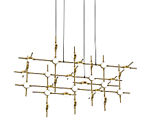 Подвесная люстра DeLight Collection Molecular MD18001067-30A black/gold