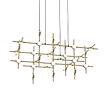 Подвесная люстра DeLight Collection Molecular MD18001067-30A black/gold