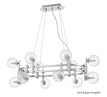 Подвесная люстра Crystal Lux LUXURY SP12L CHROME