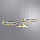 Подвесная светодиодная люстра Arte Lamp Darcy A2187LM-3GO