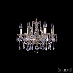 Подвесная люстра Bohemia Ivele Crystal 1413/6/141 G Leafs