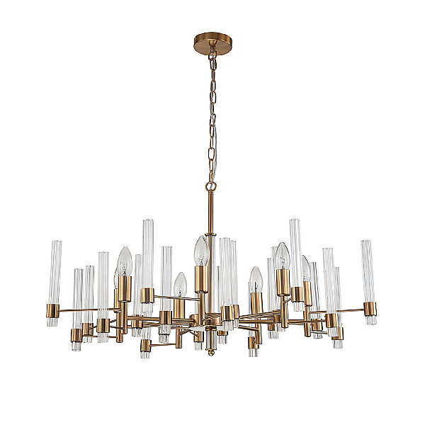 Подвесная люстра Indigo Favara 11040/7P Brass V000461