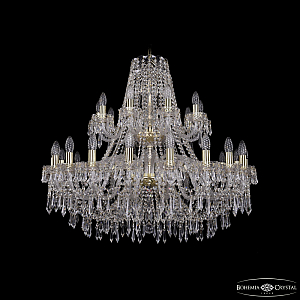 Подвесная люстра Bohemia Ivele Crystal 1403/20+10/360/2d G