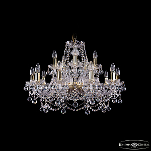 Подвесная люстра Bohemia Ivele Crystal 1411/10+5/240 G Balls