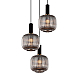 Подвесная люстра Lumina Deco Gato LDP 1217-3 GY+BK