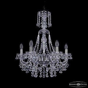 Подвесная люстра Bohemia Ivele Crystal 1409/6/195/XL-68 Ni