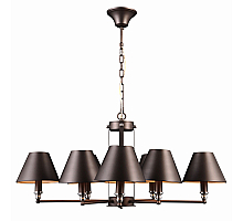 Подвесная люстра Natali Kovaltseva Marquis 81000-8C GRAY BRASS