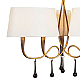 Подвесная люстра Mantra Paola Painted Gold 3540