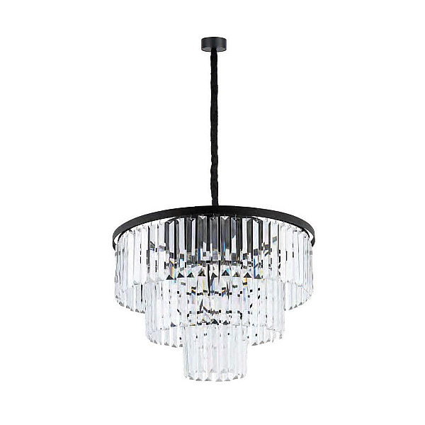 Подвесная люстра Nowodvorski Cristal M Black 7616