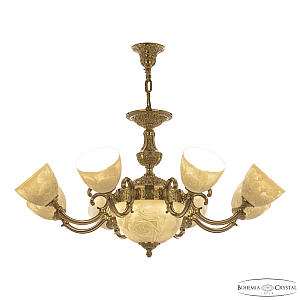 Подвесная люстра Bohemia Ivele Crystal Verona 72213P/8/210 G P1 U Rose