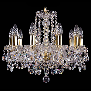 Подвесная люстра Bohemia Ivele Crystal 1402/10/160 G